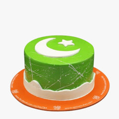 Green and White Glory Cake