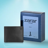 Signature Leather Wallet with Zarar Blue by J.