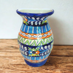 Majestic Blue Pottery Half Vase - Multani Pottery