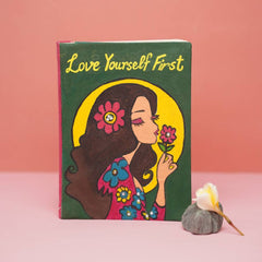 Love Yourself First - Hand Painted Diary