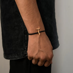 Rope Initial Bracelet