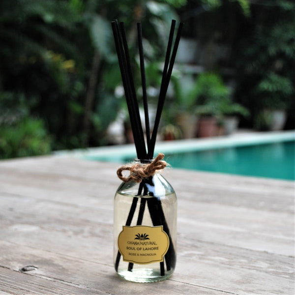 Rose and Magnolia Reed Diffuser by Charm Natural