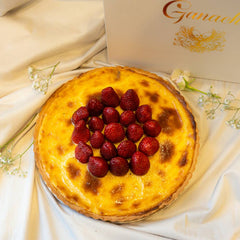 Baked Custard Strawberry Tart