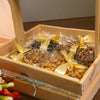 For Healthy Munching - Dry Fruit Basket & Simply Bright Bouquet