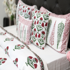 Gul-E-Rana Block Printed Bed Sheet by PTH Homes