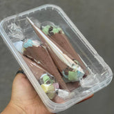 Hot Dark Chocolate Cones