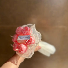 Peony Blosson Candle Bouquet