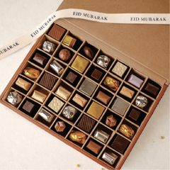 Tan Leather Box of 42 Pcs - TCS SentimentsExpress