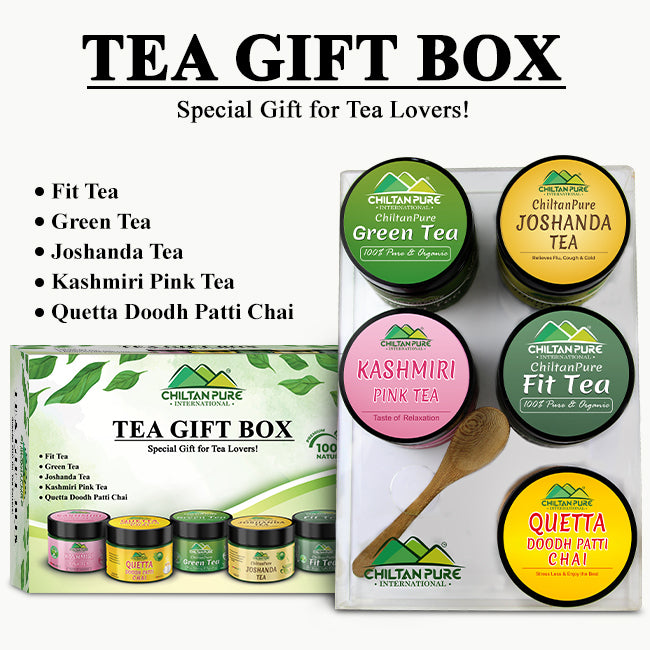 Tea Gift Box - 100% Premium Quality, Gives Relaxing Sensation, Boosts Energy, Reduces Weight Loss, Keeps You Healthy & Fit!