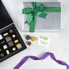 Assorted Classic Chocolates or Chocolate Bon bons in Silver Leather box by Lals