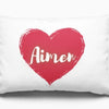Personalized Heart Name Rectangular Pillow by PTH Homes