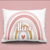 Personalized Rainbow Rectangular Name Pillow by PTH Homes