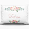 Personalized Floral Rectangular Name Pillow by PTH Homes
