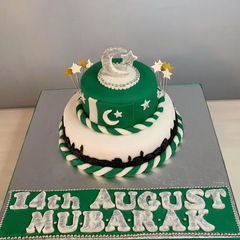 Mubarak-e-Azadi Cake - 6 LBS