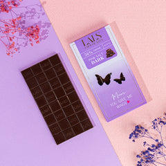 Pink Salt Dark Chocolate Bar 56%