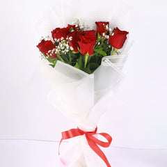 Zayn Uppal Salon E-Voucher With Red Roses Bouquet