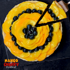 Mango & Cherry Tart