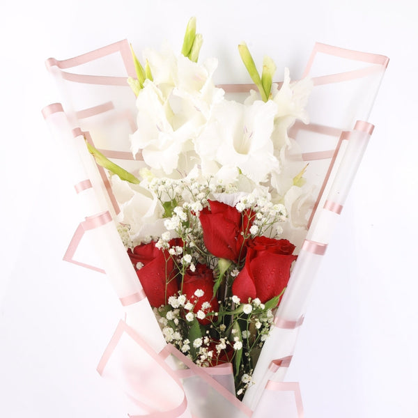 Lavish Bouquet - Imported Red Roses