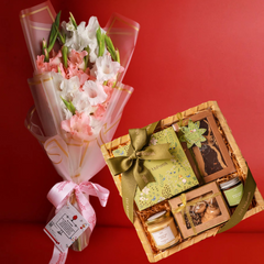 Eid Treats Hamper with Pink Pastel