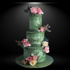 3 Tiers of Love Wedding Cake 10 LBS