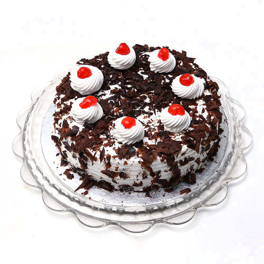 Black Forest Cake 2 LBS & Celebration Bouquet - TCS Sentiments Express