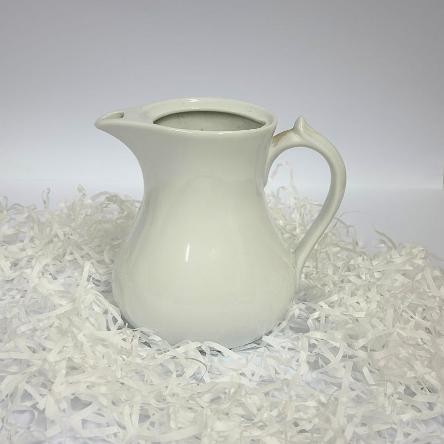 Classic White Ceramic Teapot