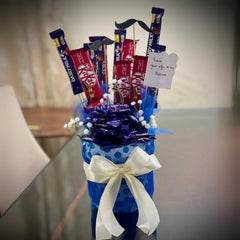 Indulgent Blue Chocolate Bouquet