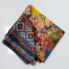 Hunza Landscape Dupatta by Zaymal