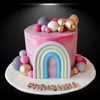 Rainbow Elegance Cake 3 LBS