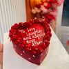 Customized Love cake 2lbs by Twistles by Ghania