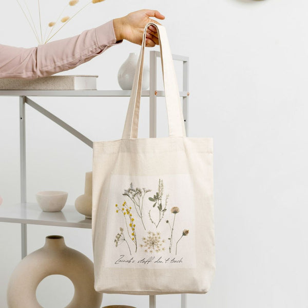 My Stuff, Don't Touch Custom Name Tote Bag