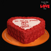 Red Heart Chocolate Cake (2 lbs)