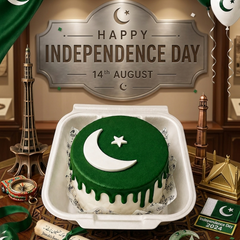 Azadi Mubarak Bento Cake 0.5 LBS