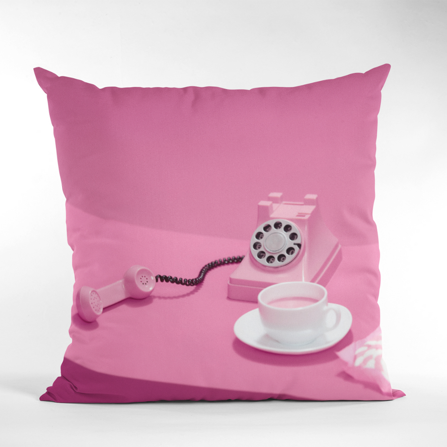 Pink Luxe Cushion by PTH Homes