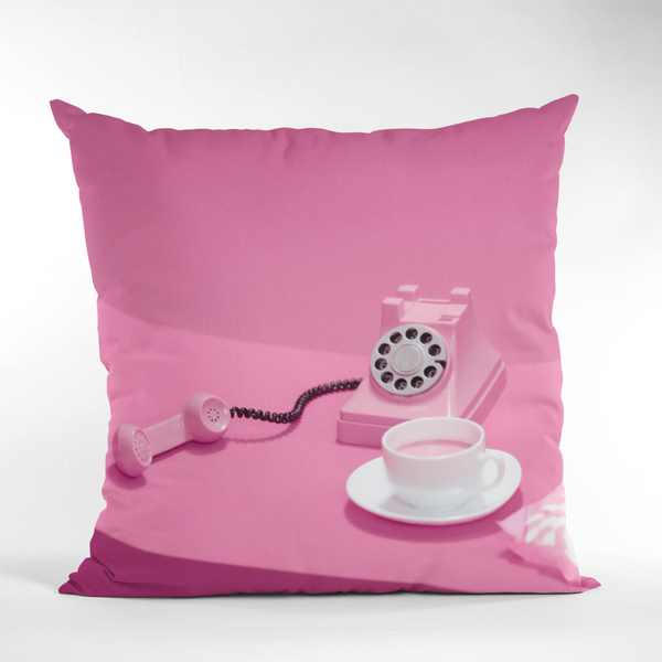 Pink Luxe Cushion by PTH Homes