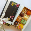 Assorted Mix Mithai Box Black Flora 8 Pcs