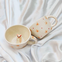 Yellow Cat Mug