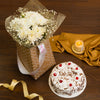 For Tenderness - Black forest cake and Chrysanthemums - Same Day Delivery