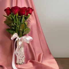 Pearl Rose Bouquet - Roses