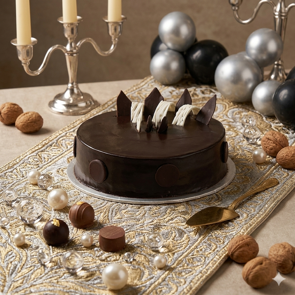 Double Chocolate Fudge Cake by Kitchen Cuisine - TCS SentimentsExpress