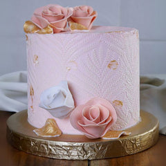 Fleur De luxe Cake 3.5 LBS - TCS SentimentsExpress