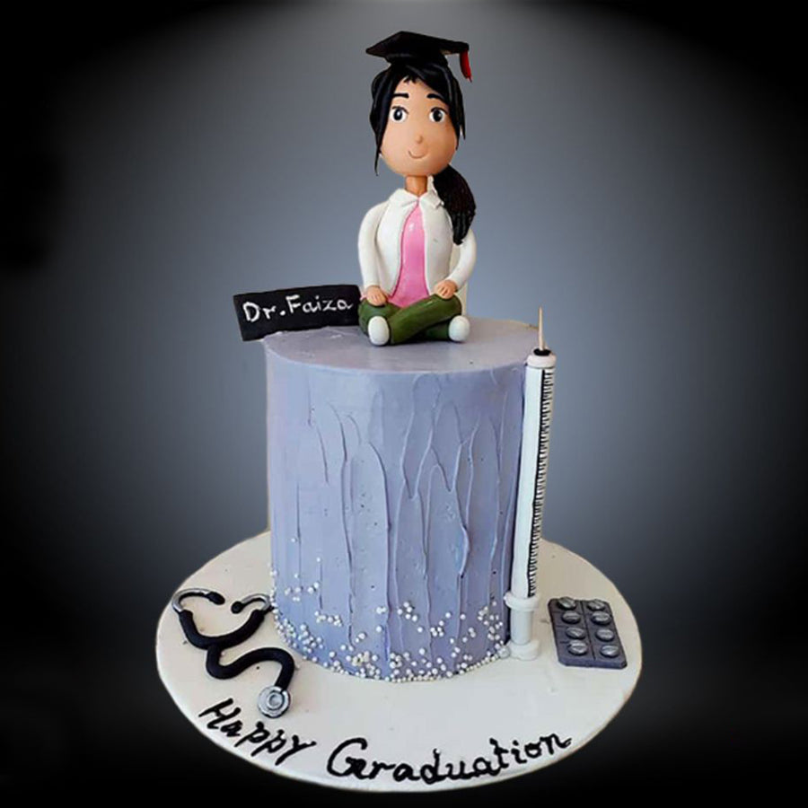 Graduation Theme Cake for Her 4 Lbs