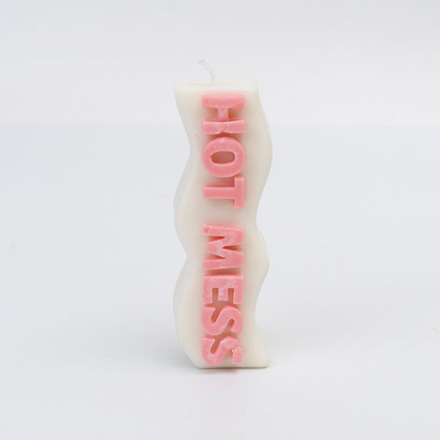 Hot Mess- Quote Mold Candle