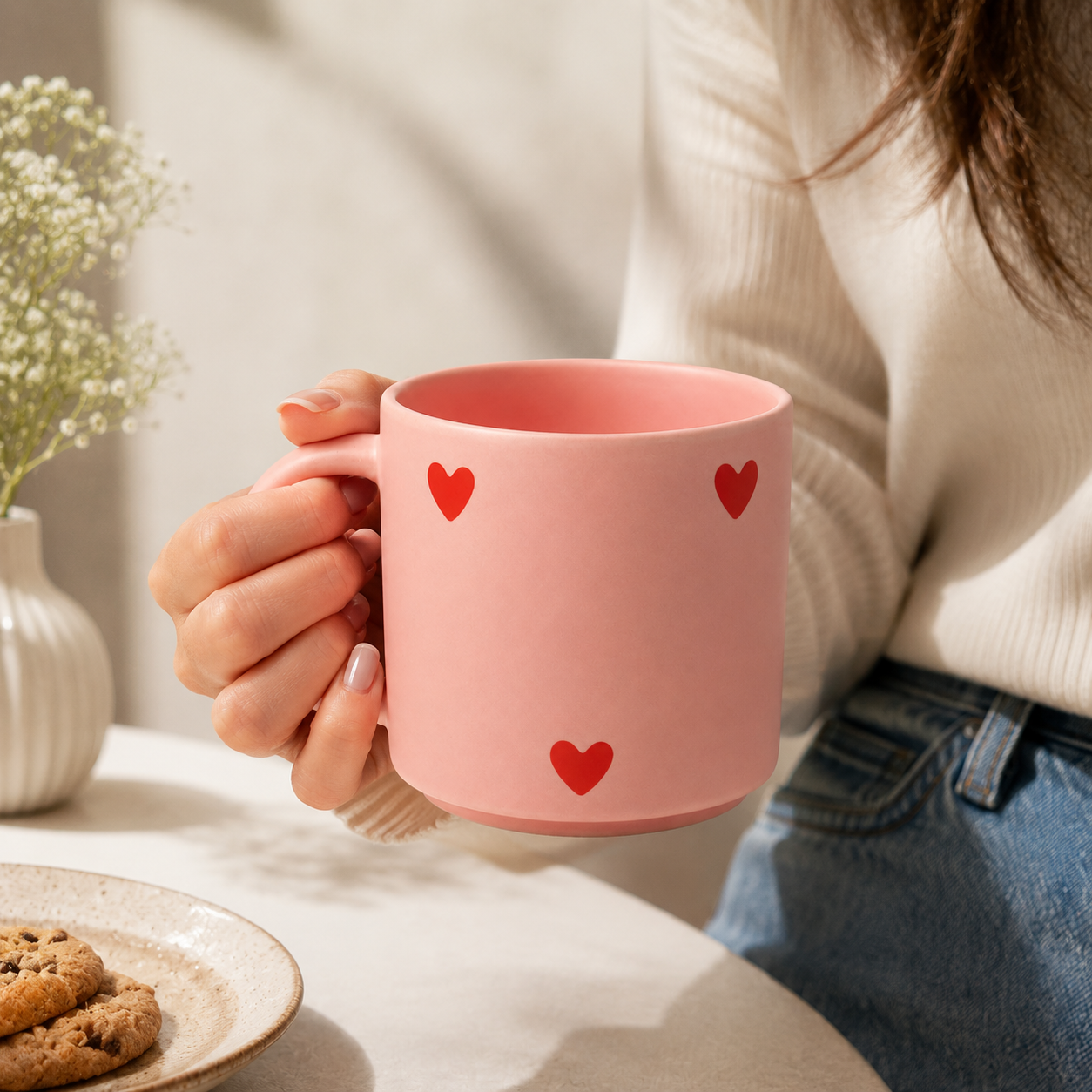 Hearts All Over - Mug