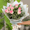 Heavenly Pink Rose Bouquet