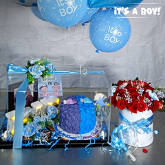 IT’S A BOY jumbo packages by Sacha's Bakery