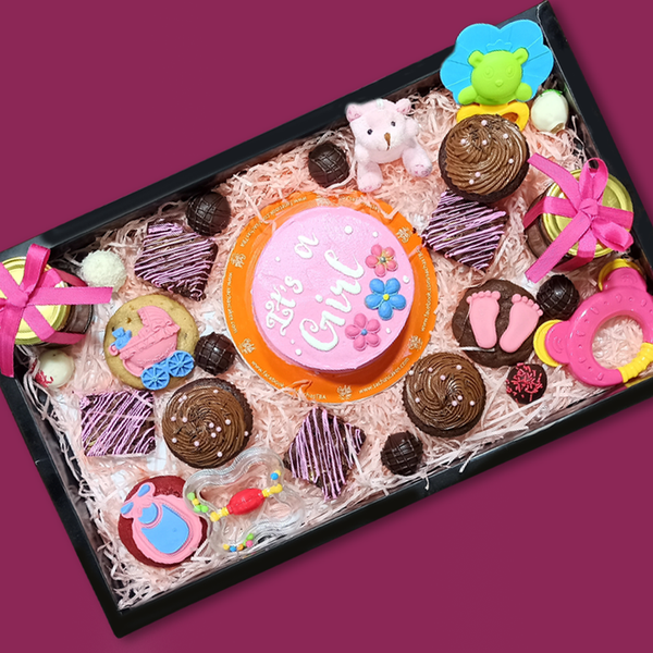 It's a Girl Theme Platter by Sacha's