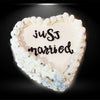 Just Married Heart Cake