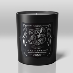 Lilies in Twlight Candle