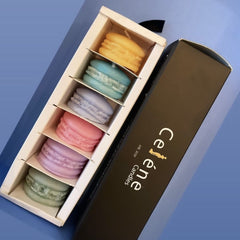 Macaron candles(box of 6)